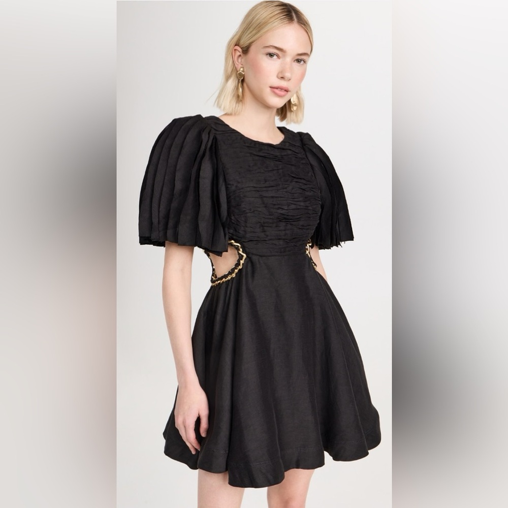 Aje Krystyna Chain Link Mini Dress